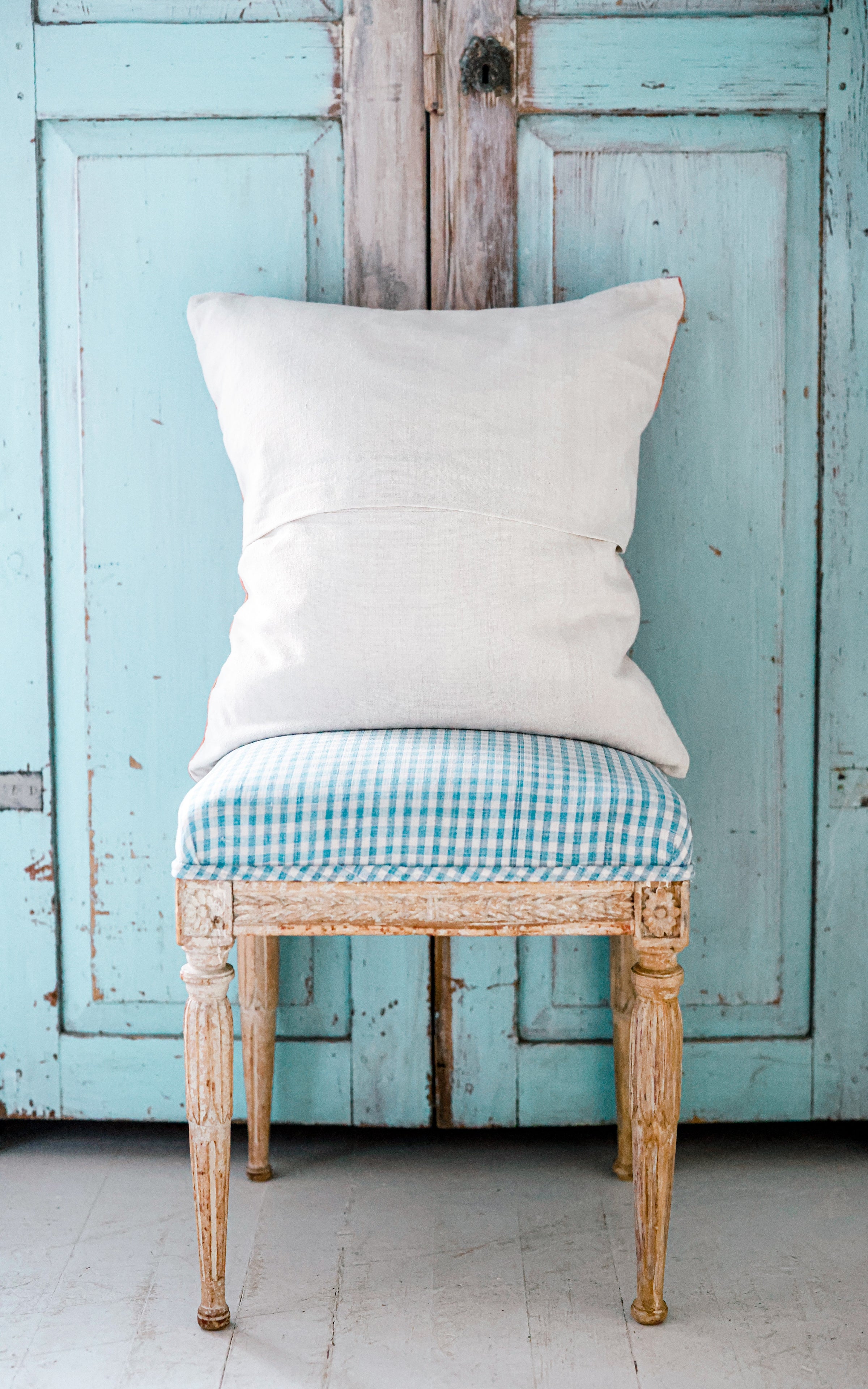 Vintage Swedish Ticking Pillow Slip