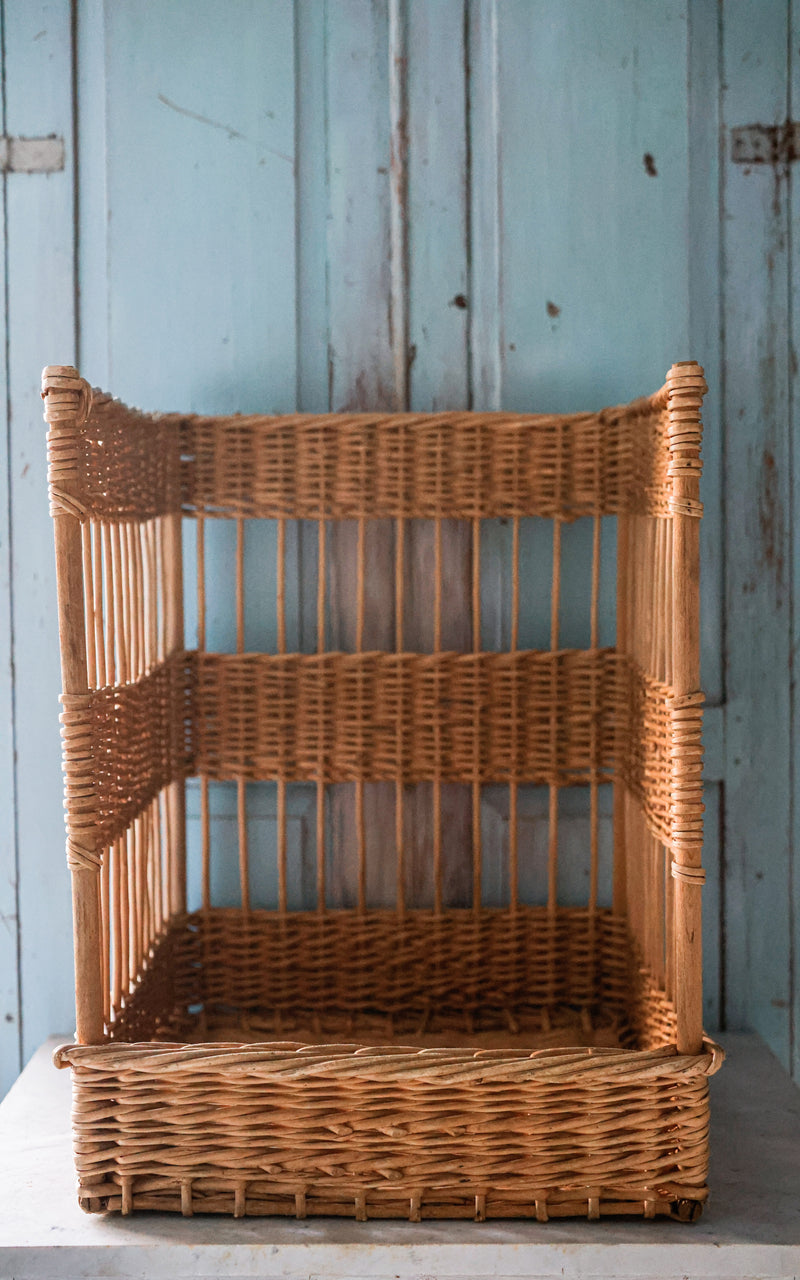 Vintage French Boulangerie Basket