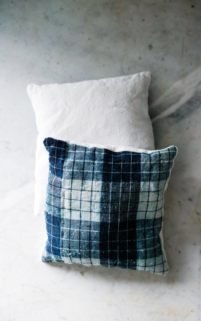 Vintage French Textile Lavender Pillow