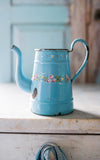 Vintage French Enamel Coffee Pot
