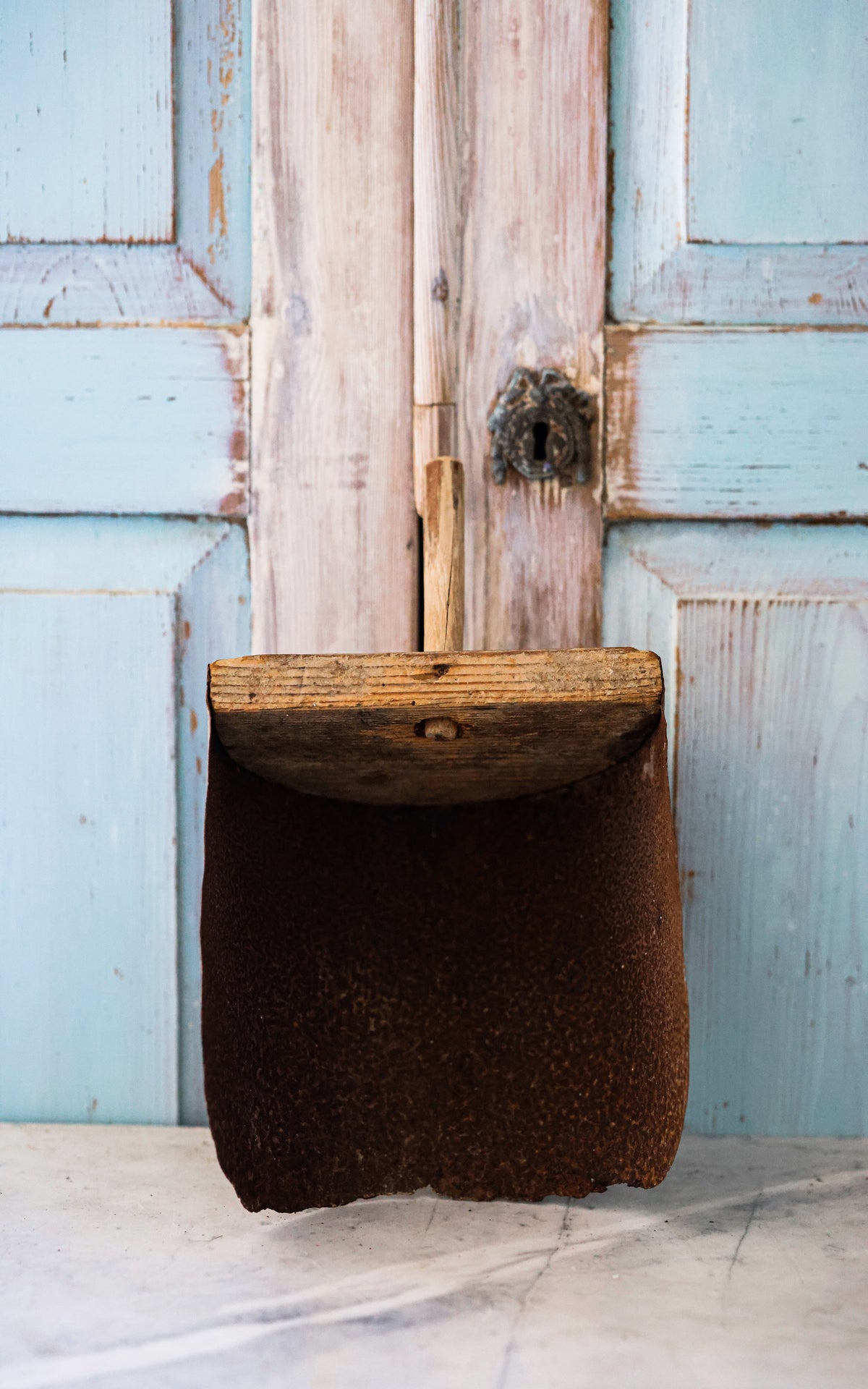 Vintage French Grain Scoop