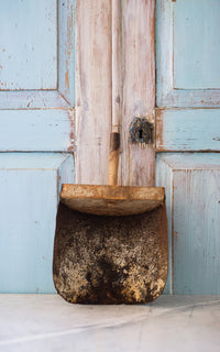 Vintage French Grain Scoop