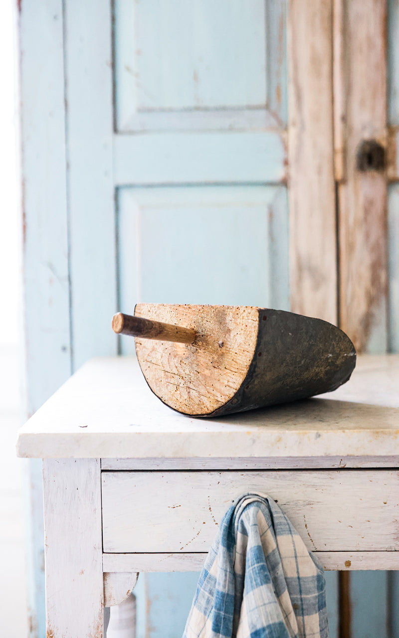 Vintage French Grain Scoop