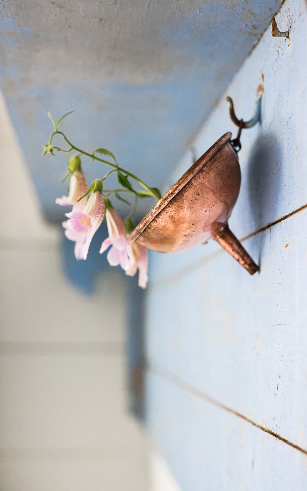 Vintage French Copper Lavender Oil Funnel