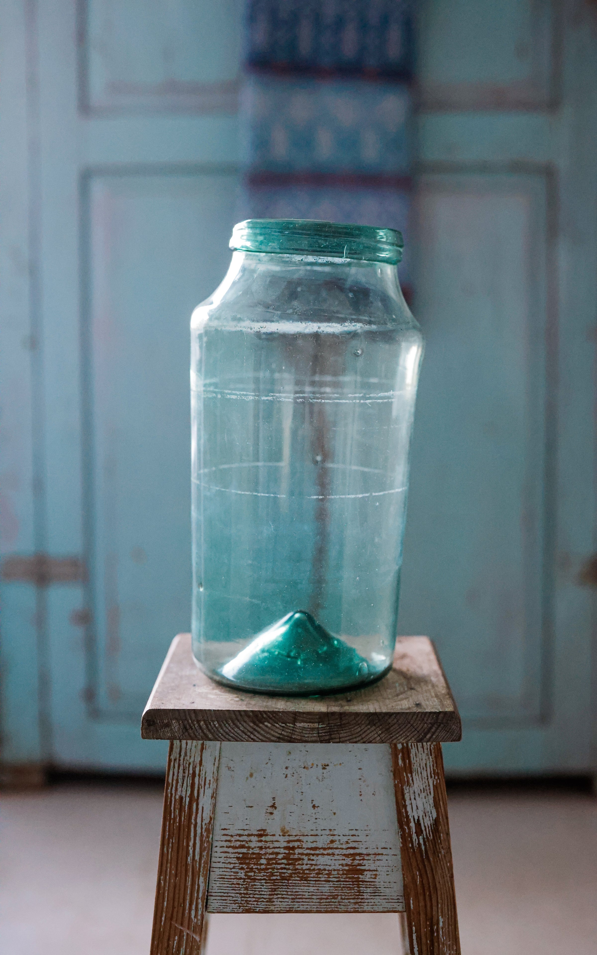 Vintage Hand Blown Spanish Jar