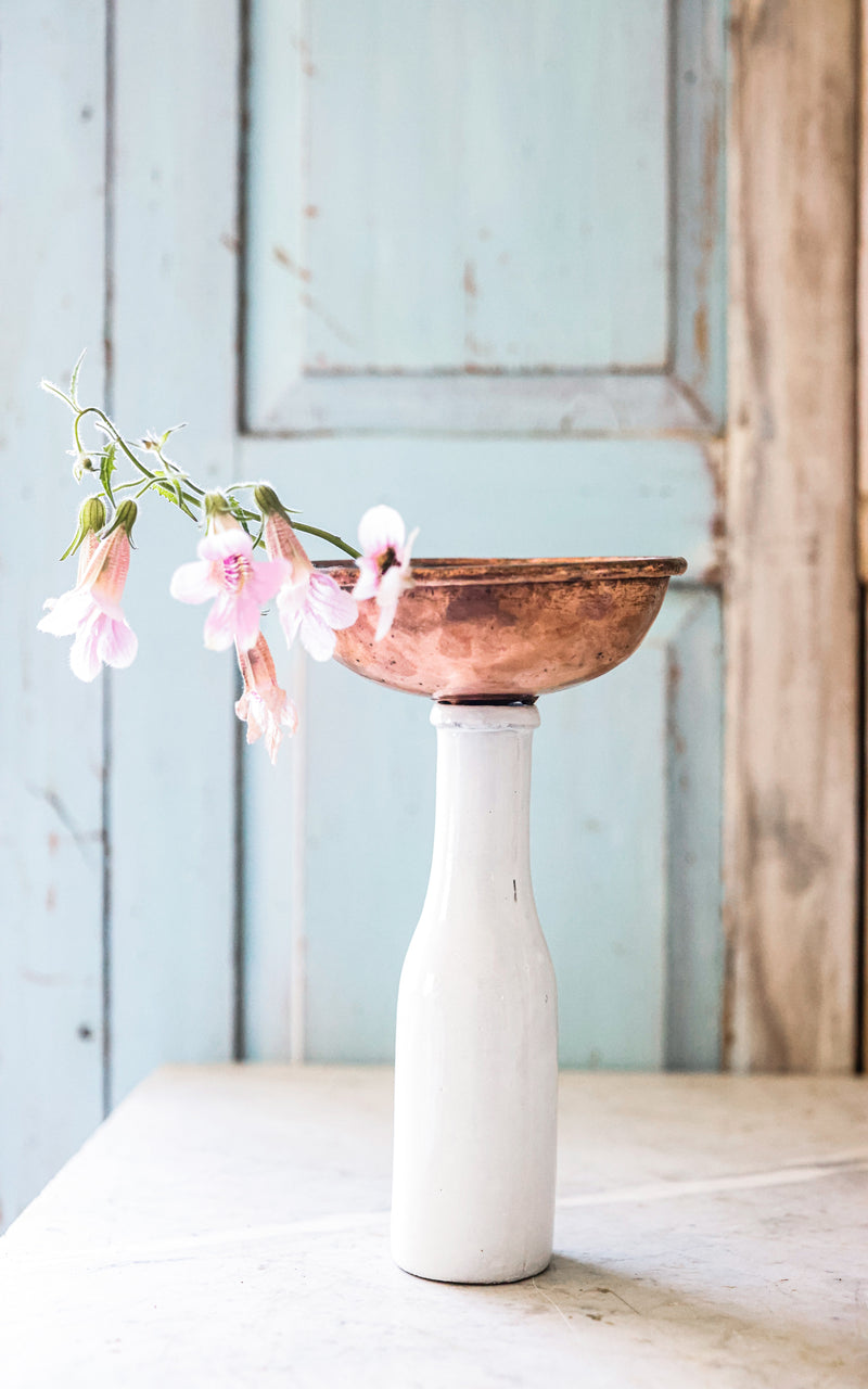 Vintage French Copper Lavender Oil Funnel