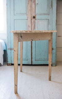 Vintage Swedish Demi Lune Table