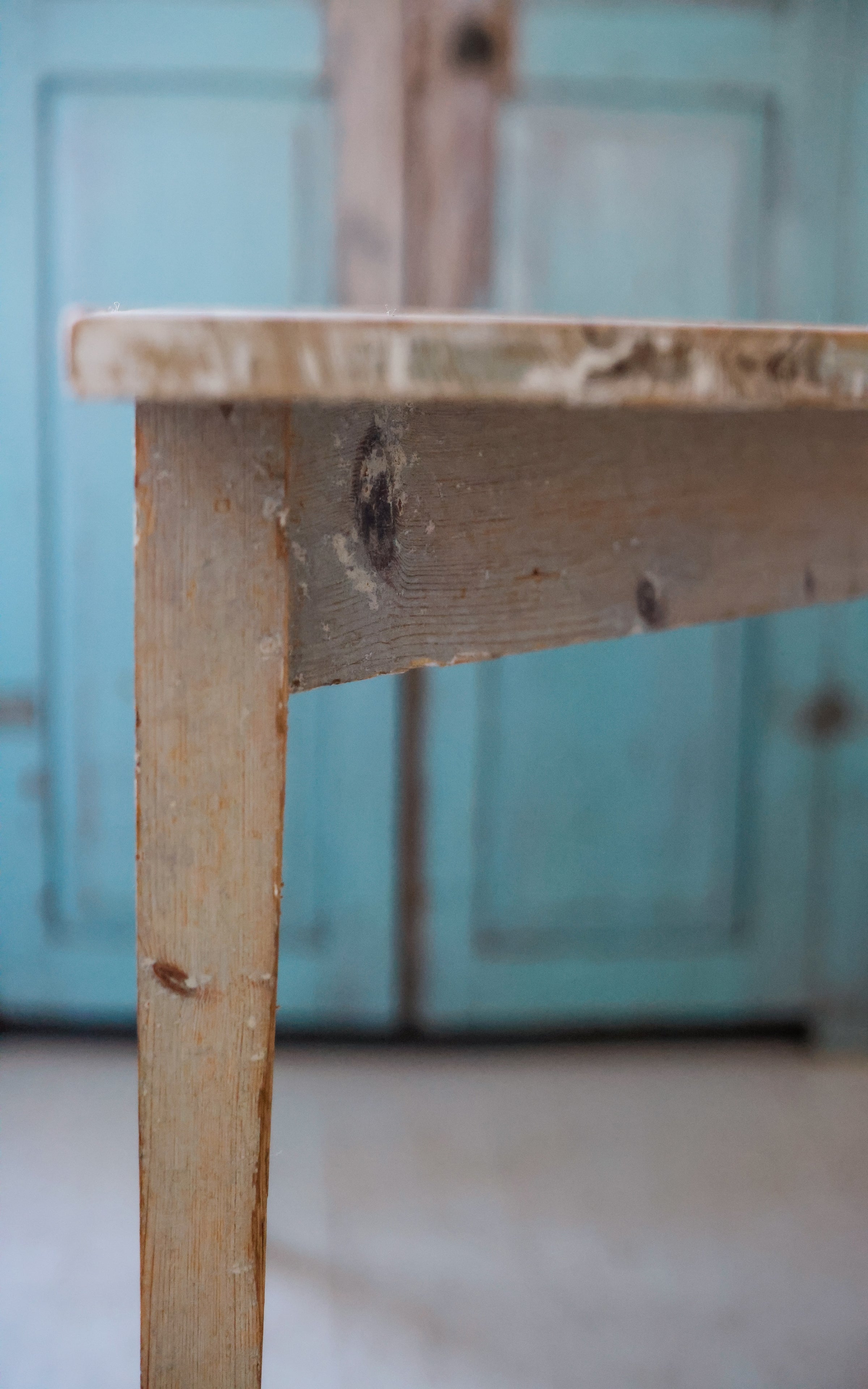 Vintage Swedish Demi Lune Table