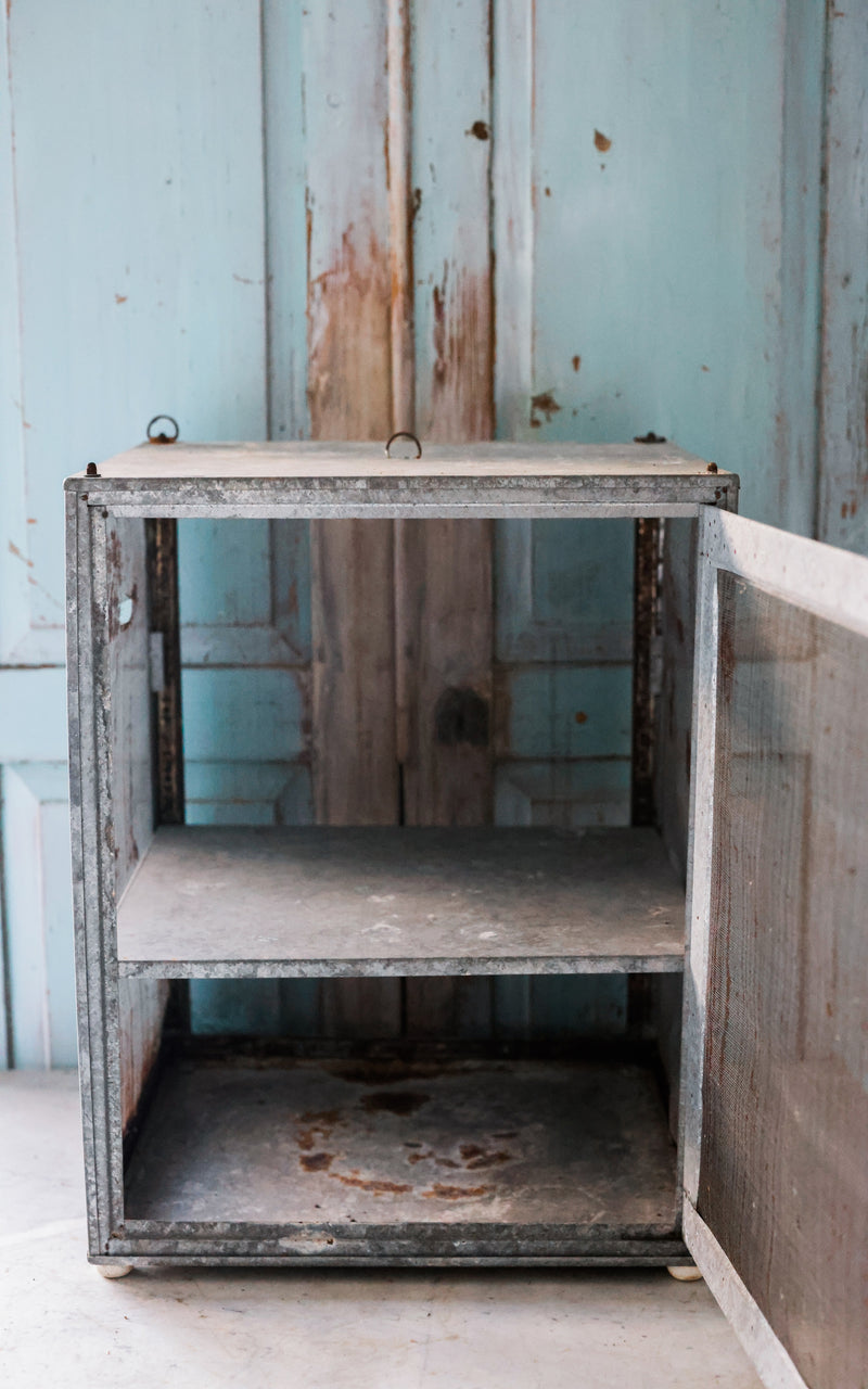 Vintage French Metal Cheese Safe