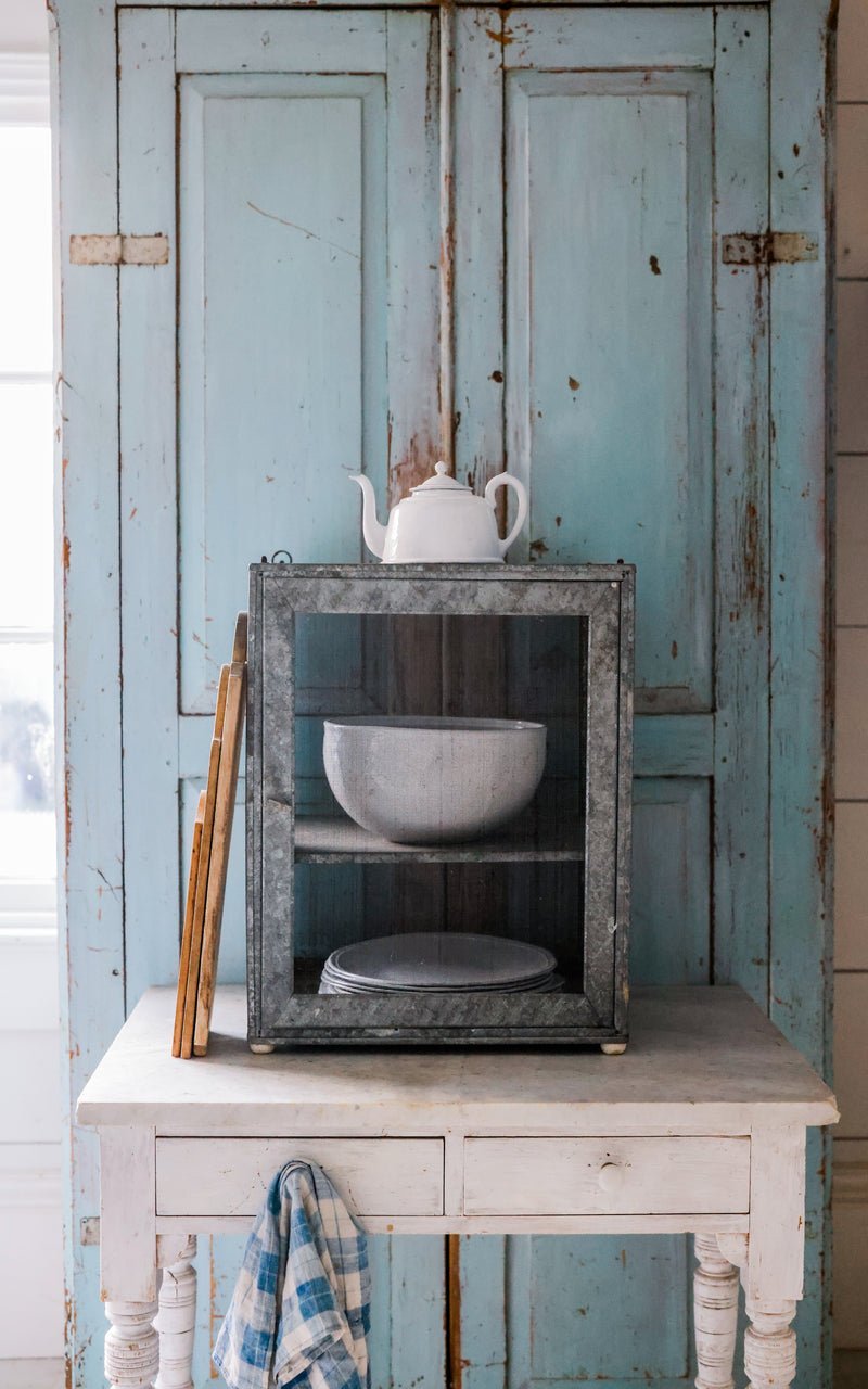 Vintage French Metal Cheese Safe