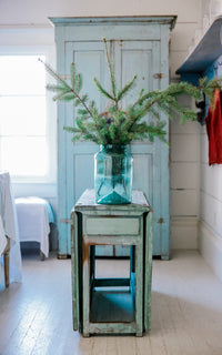 Vintage Spanish Hand Blown Jar