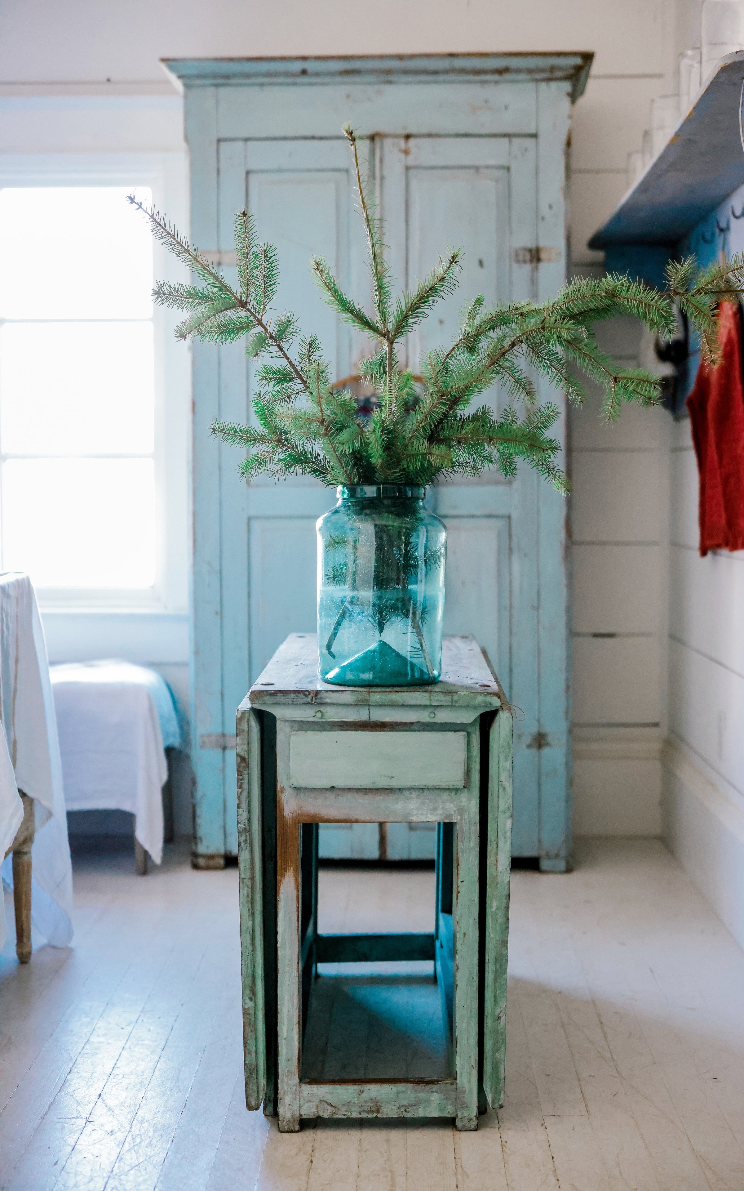Vintage Spanish Hand Blown Jar