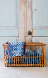 Vintage French Wool Basket