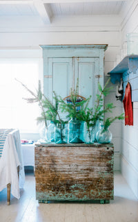 Vintage Spanish Hand Blown Jar