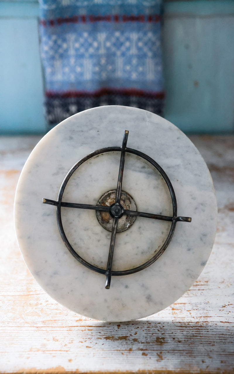 Vintage French Marble Patisserie Stand