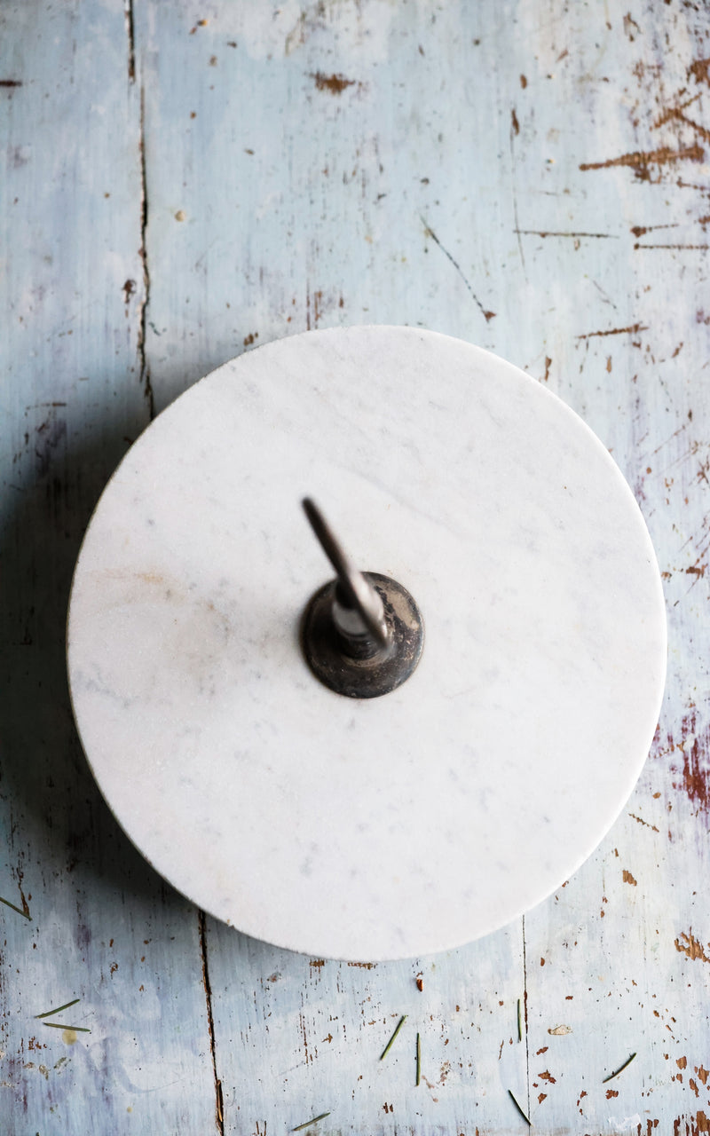 Vintage French Marble Patisserie Stand