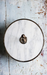 Vintage French Marble Patisserie Stand