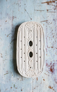 Vintage French Stoneware Asparagus Dish