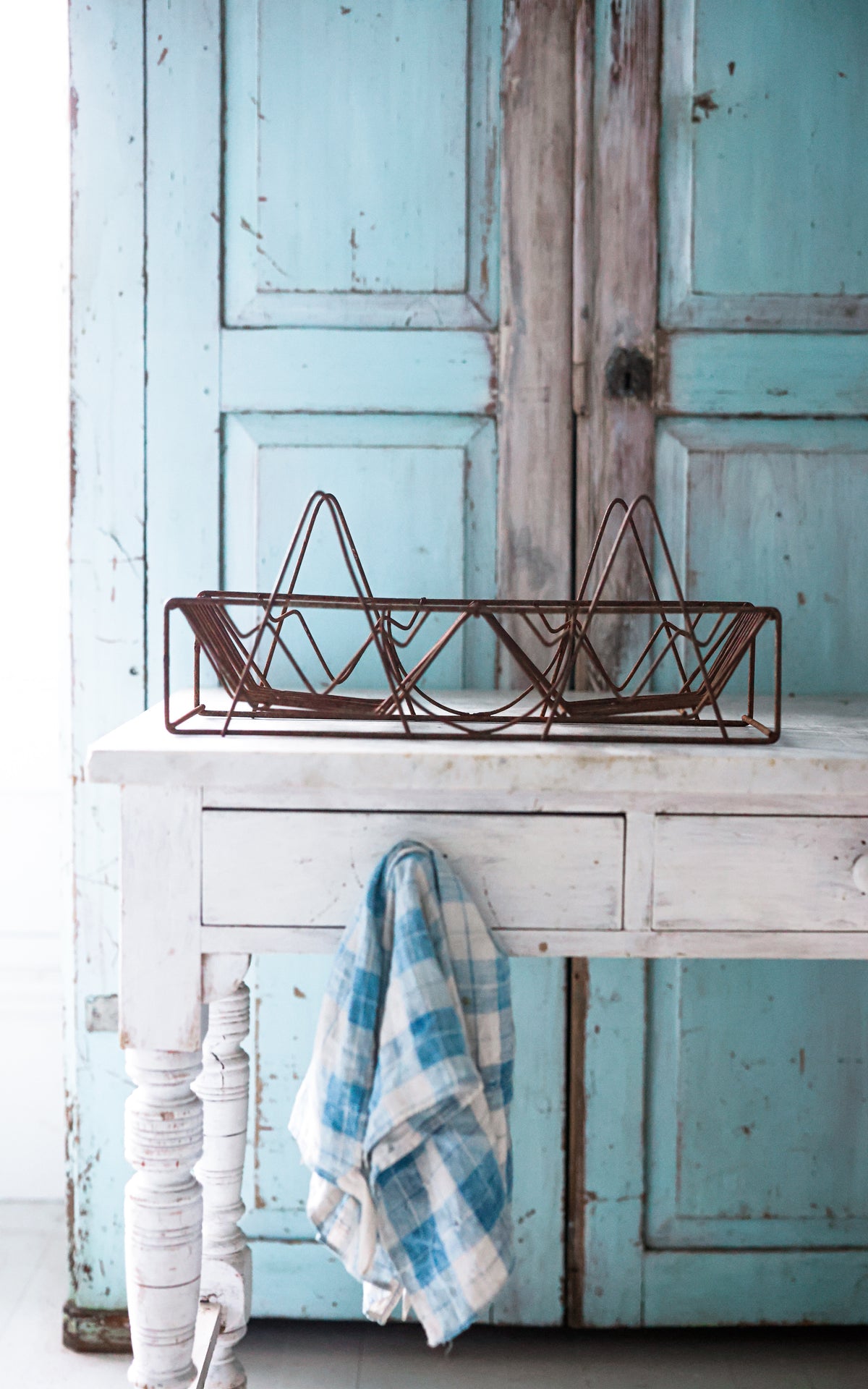 Vintage French Dish Rack