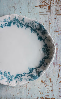 Large Vintage English Stoneware Platter