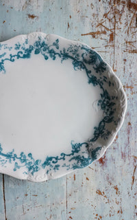 Large Vintage English Stoneware Platter