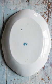 Large Vintage English Stoneware Platter