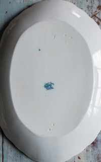 Large Vintage English Stoneware Platter