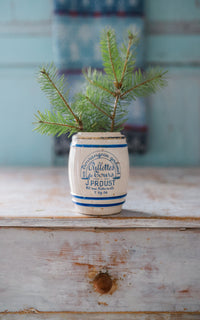 Petite Vintage French Stoneware Crock