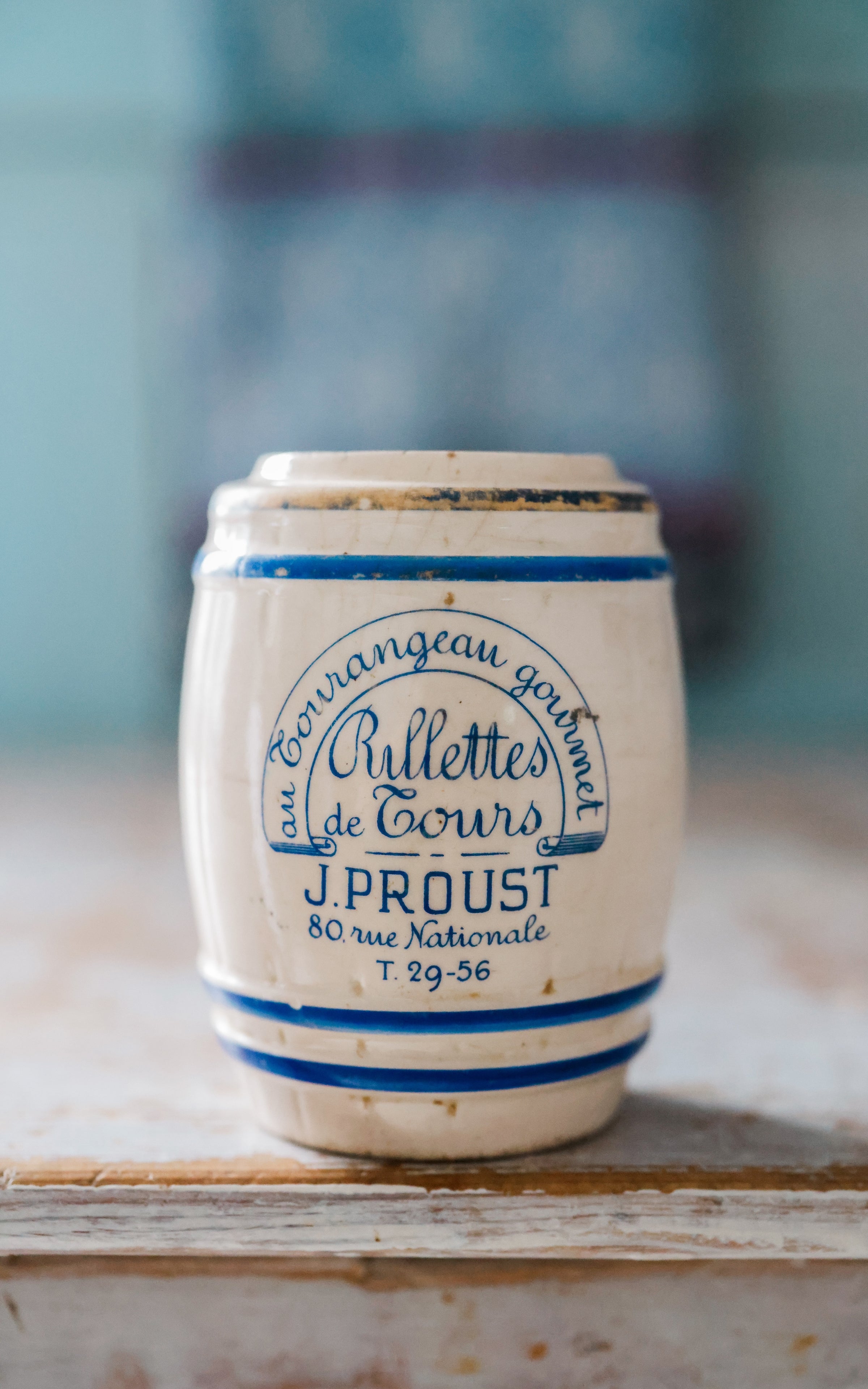 Petite Vintage French Stoneware Crock