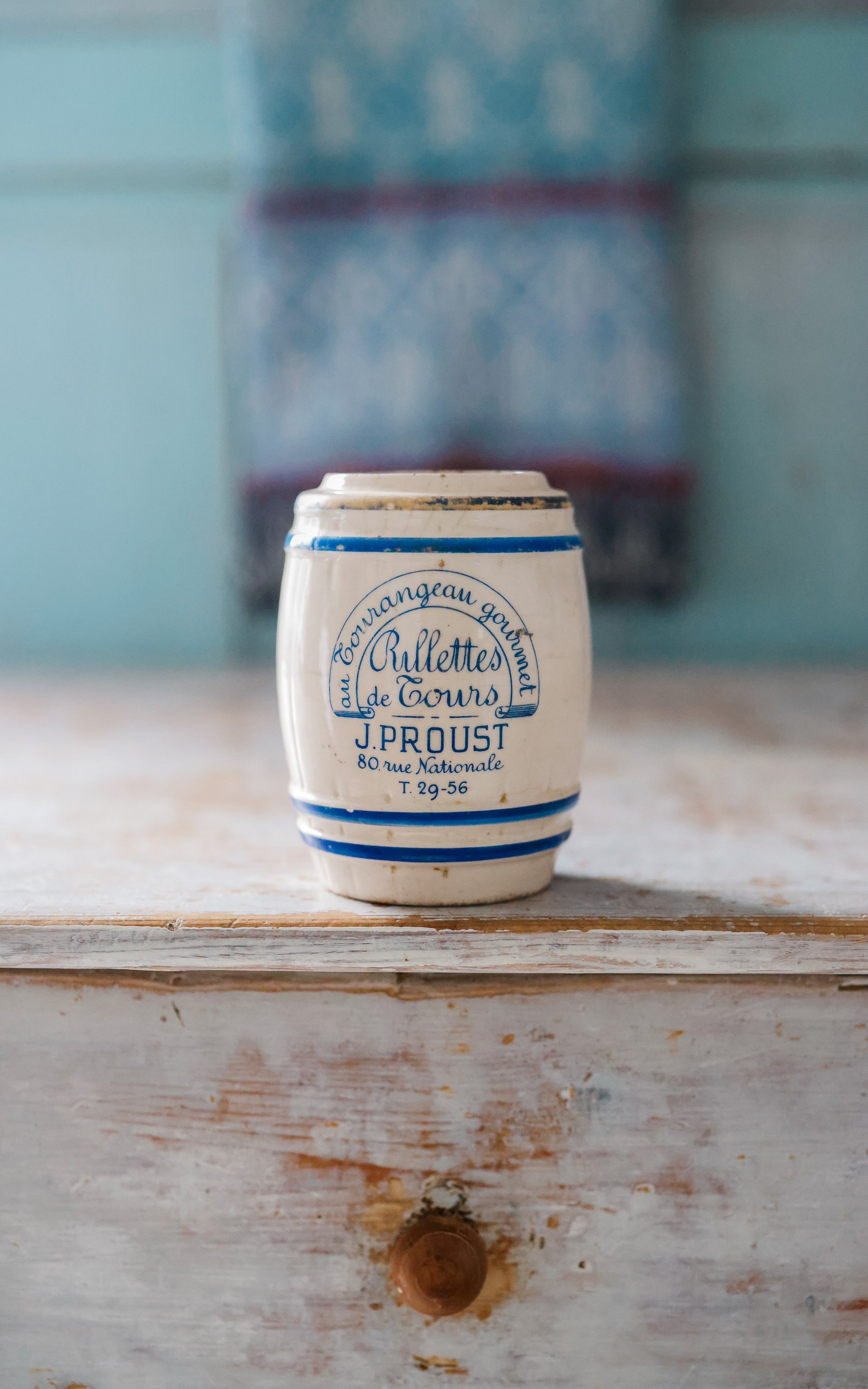 Petite Vintage French Stoneware Crock