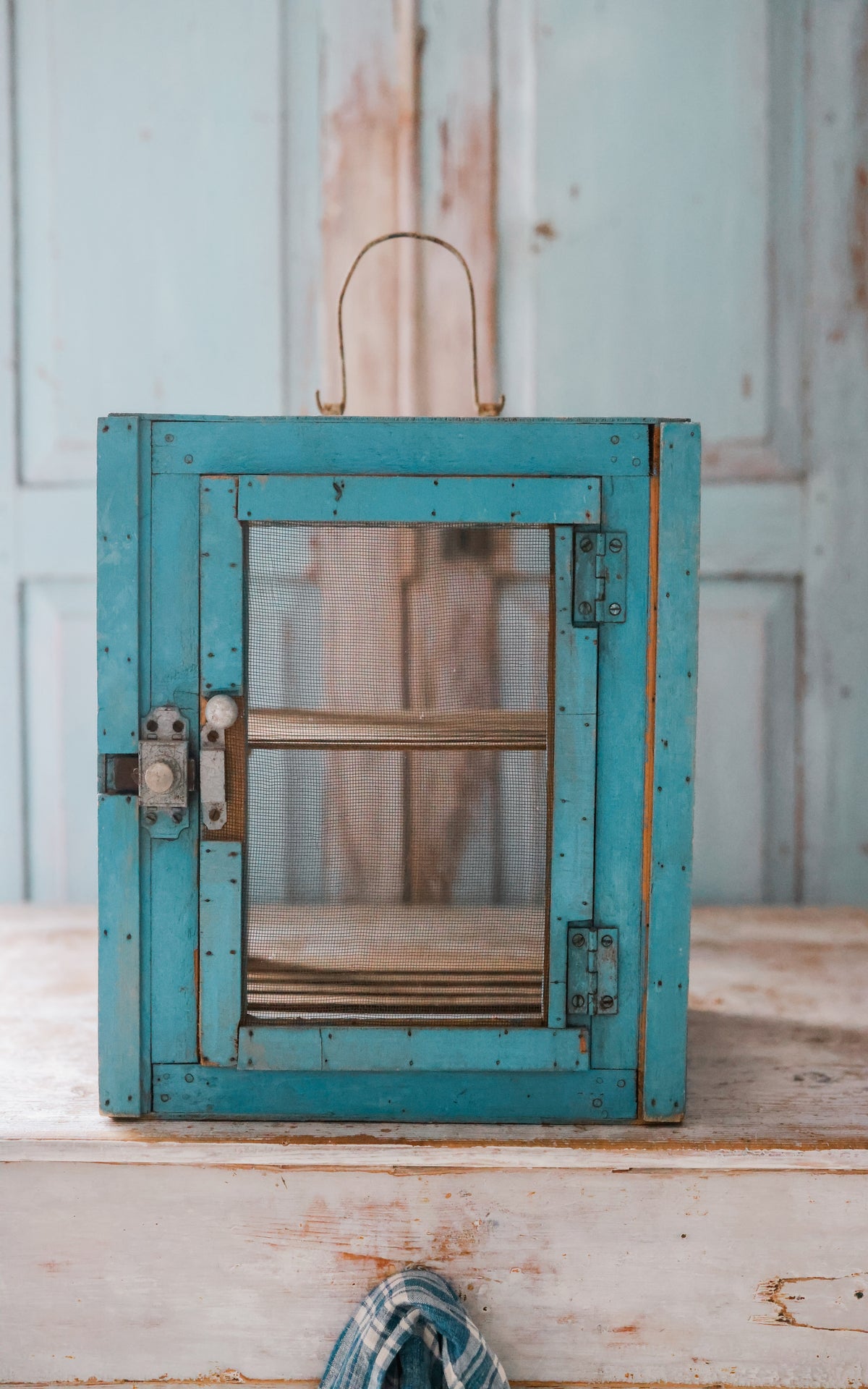 Petite Vintage French Cheese Safe