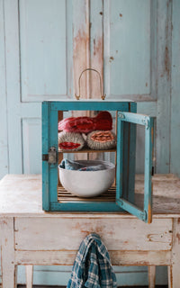 Petite Vintage French Cheese Safe