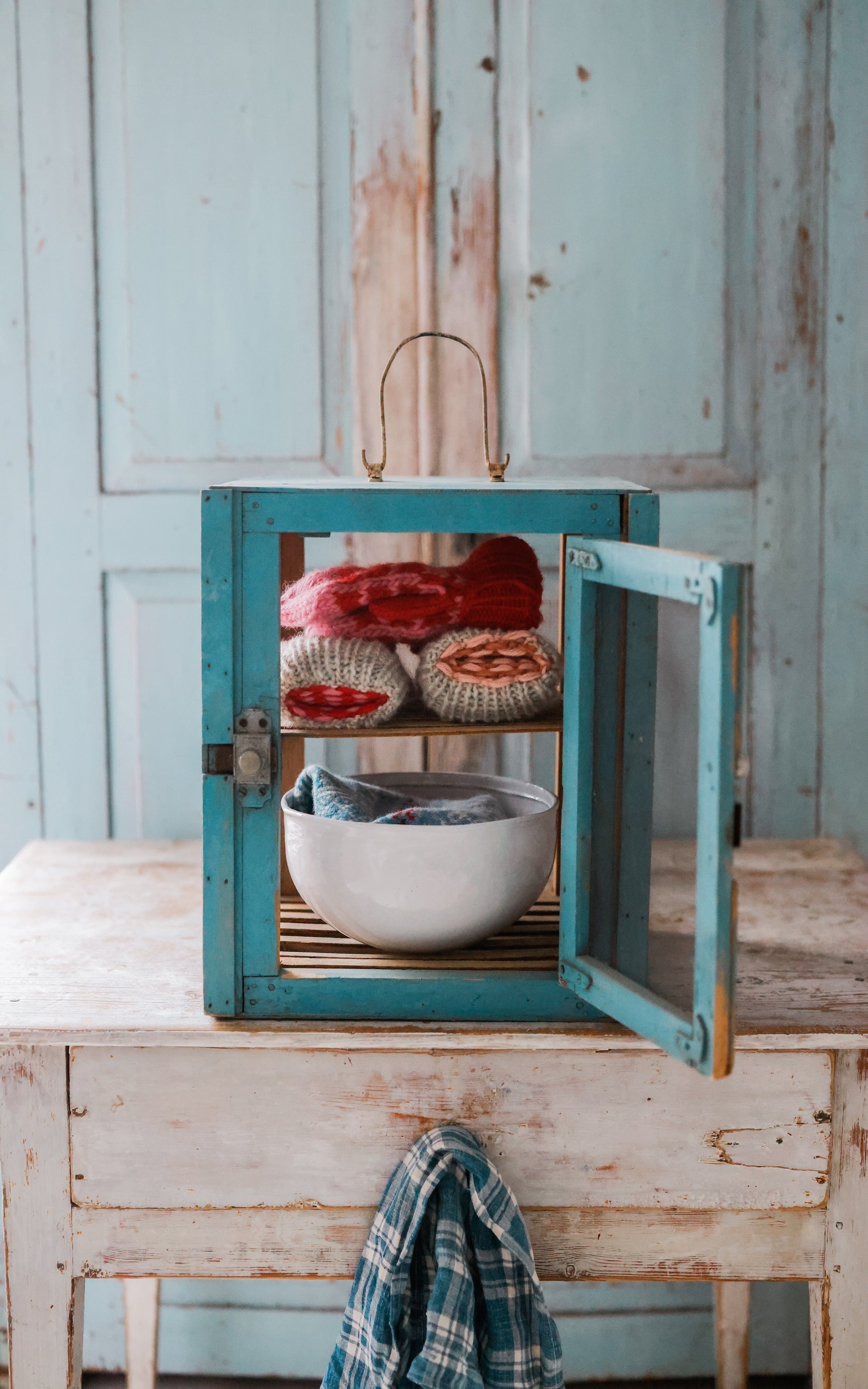 Petite Vintage French Cheese Safe