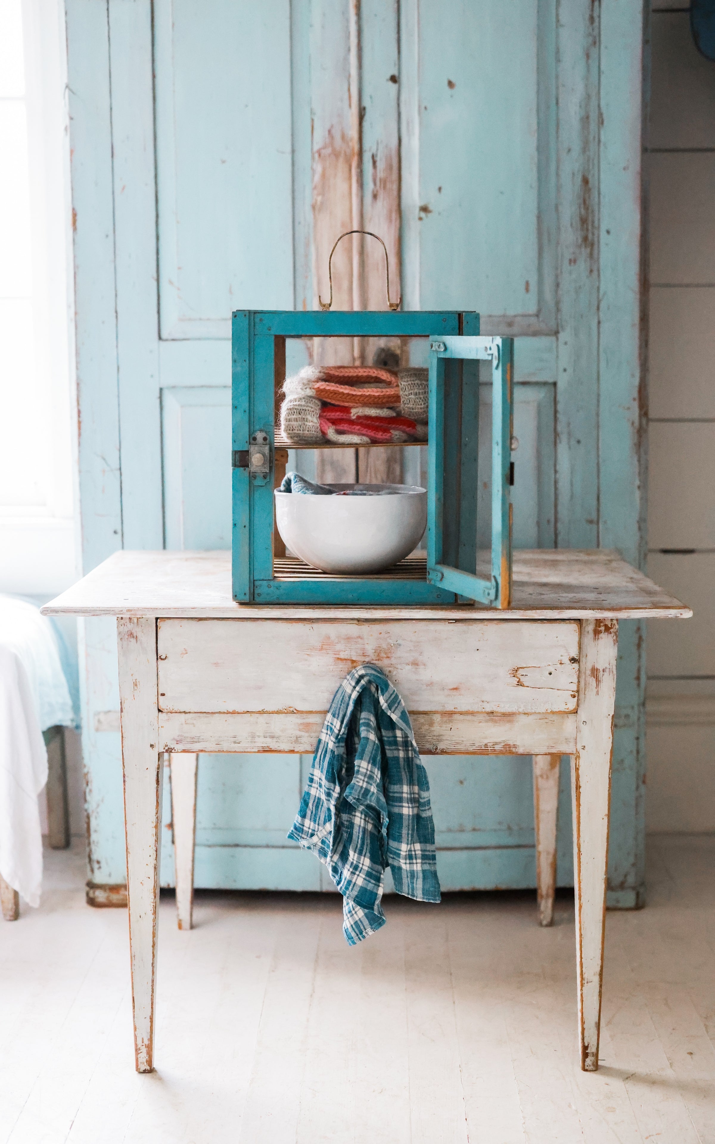 Petite Vintage French Cheese Safe