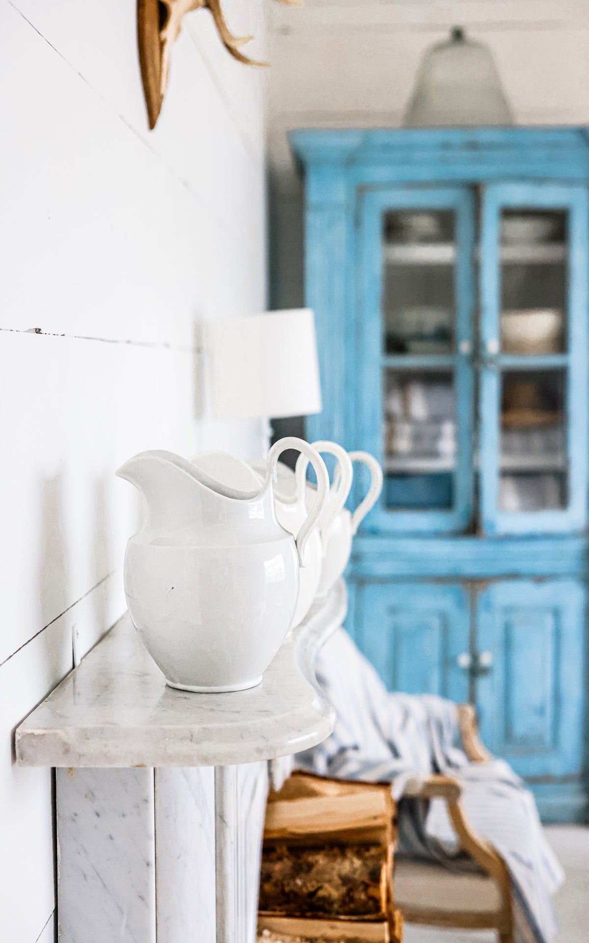 Vintage Swedish Stoneware Pitcher
