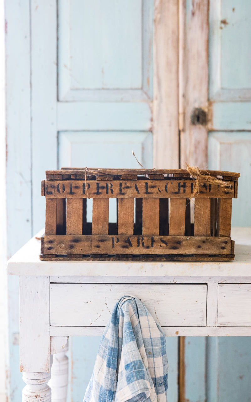 Vintage French Produce Crate
