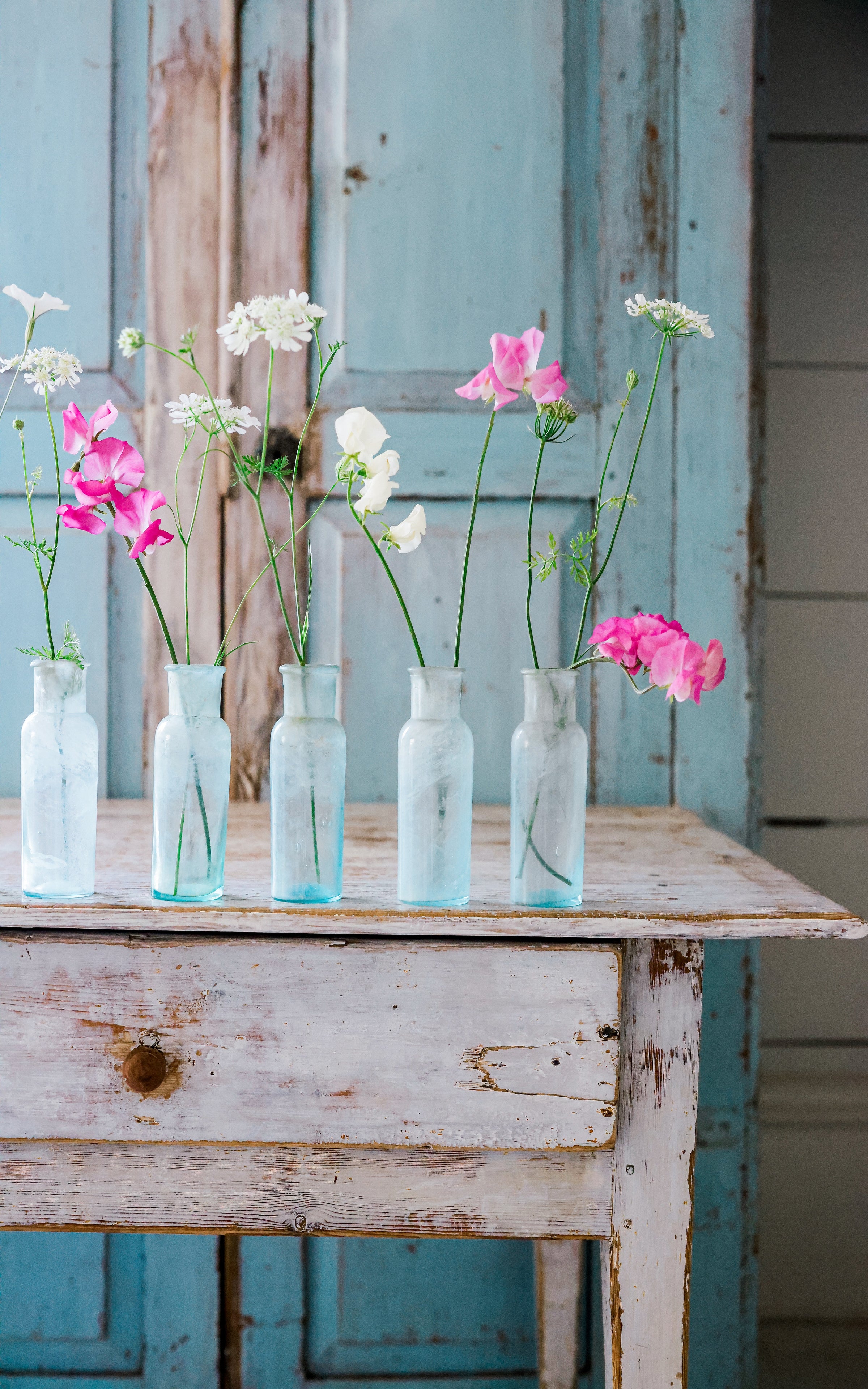 Set of Two Vintage French Bottles