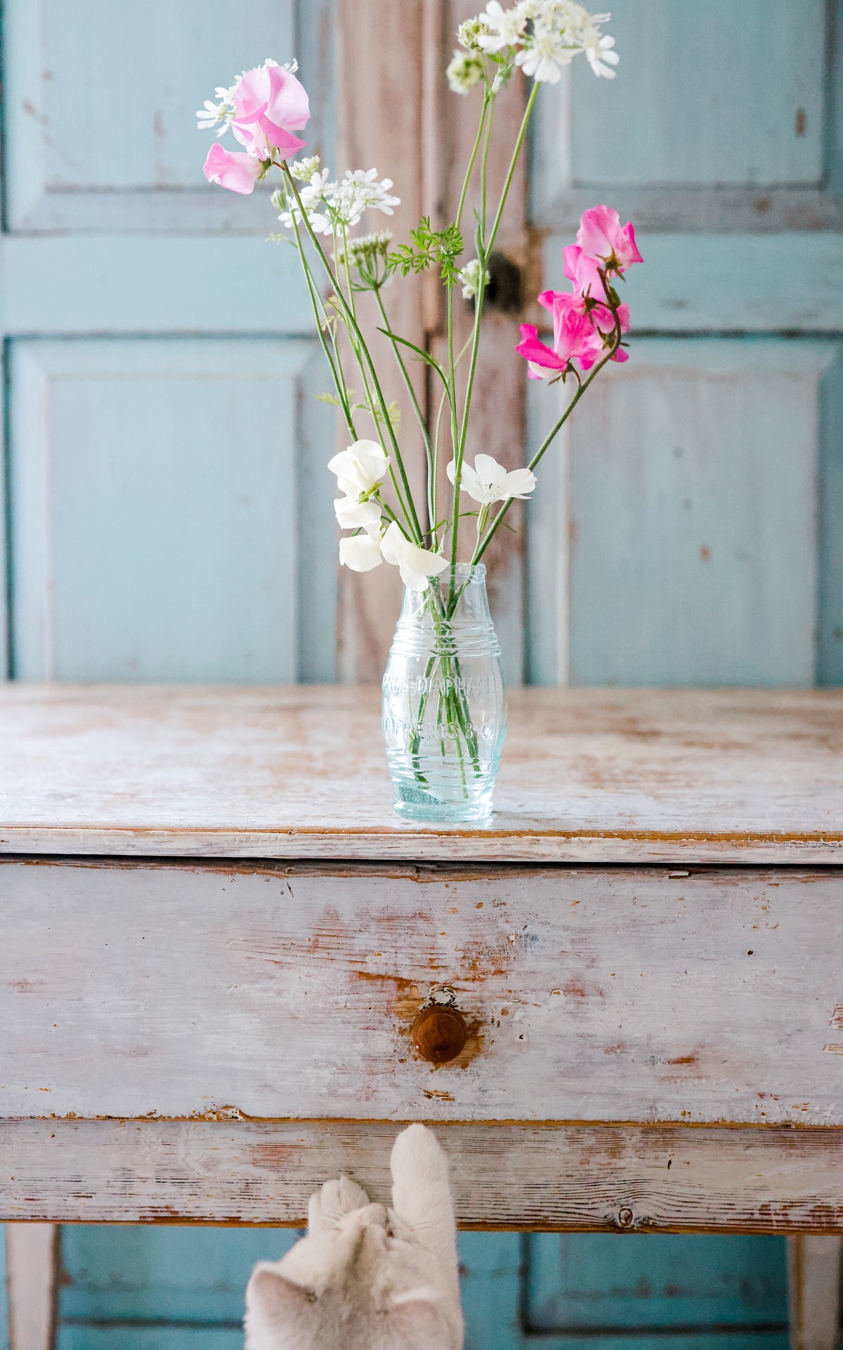 Petite Vintage French Mustard Jar
