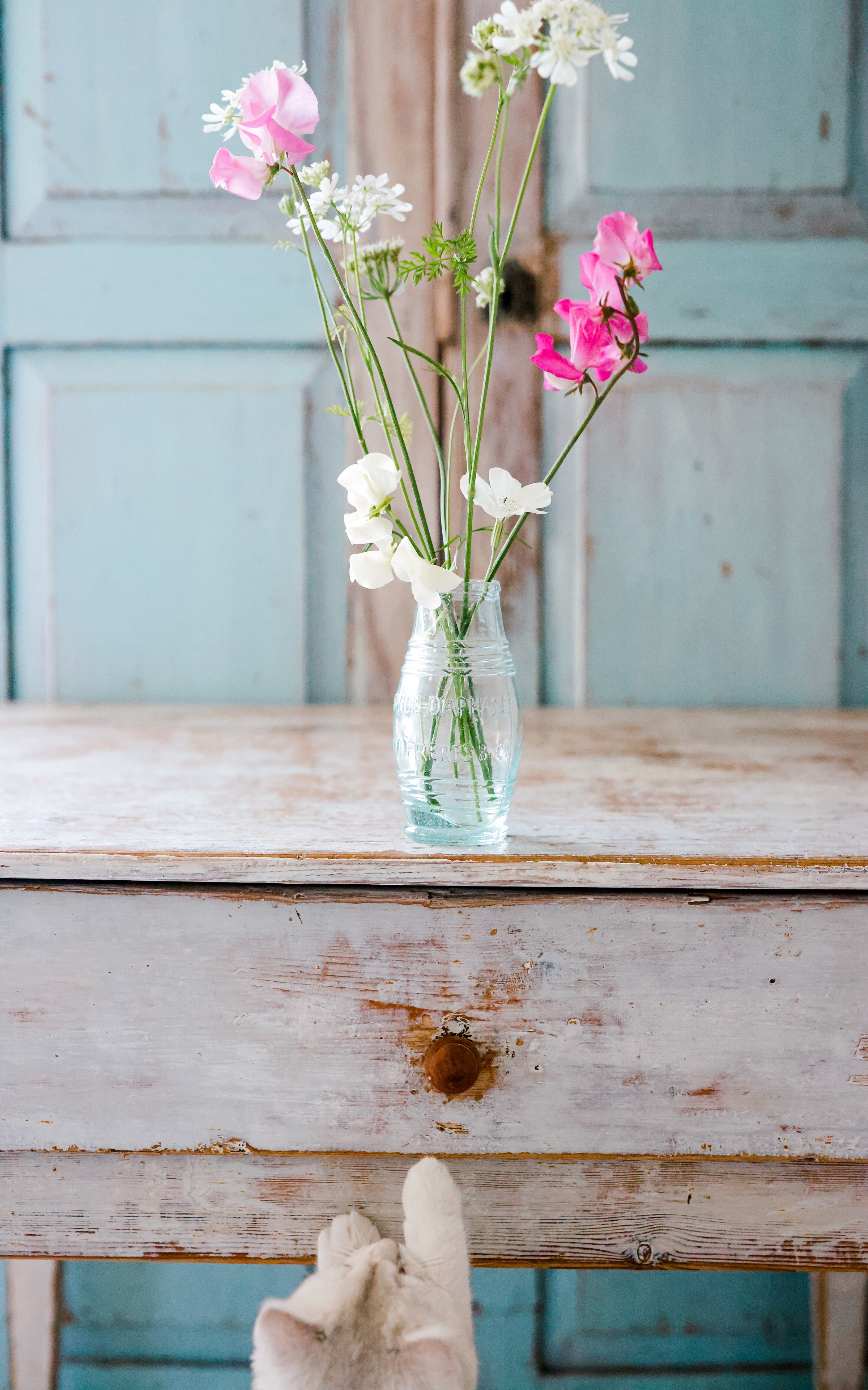 Petite Vintage French Mustard Jar