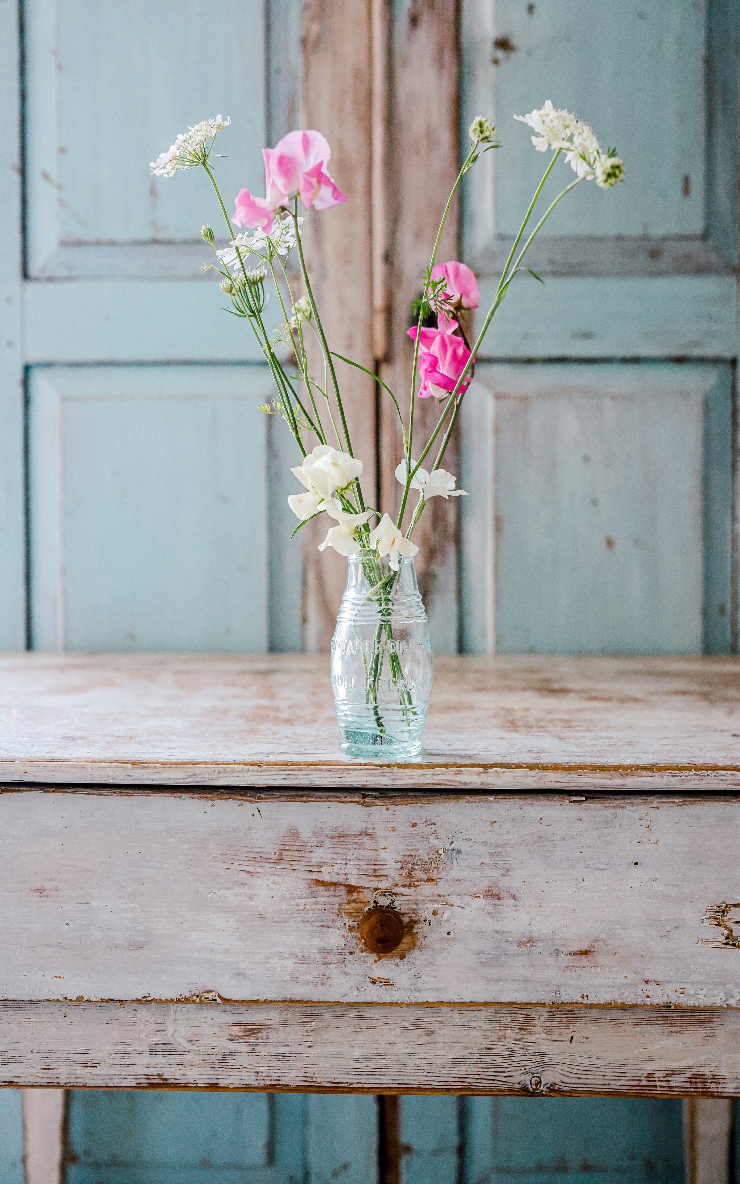 Petite Vintage French Mustard Jar