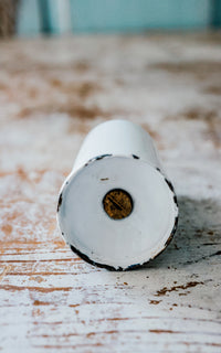 Vintage French Enamelware Sugar Shaker