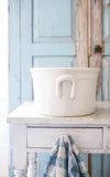 Large Vintage Dutch Ironstone Foot Bath