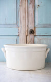 Large Vintage Dutch Ironstone Foot Bath