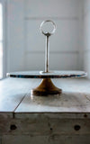 Vintage French Marble Patisserie Stand