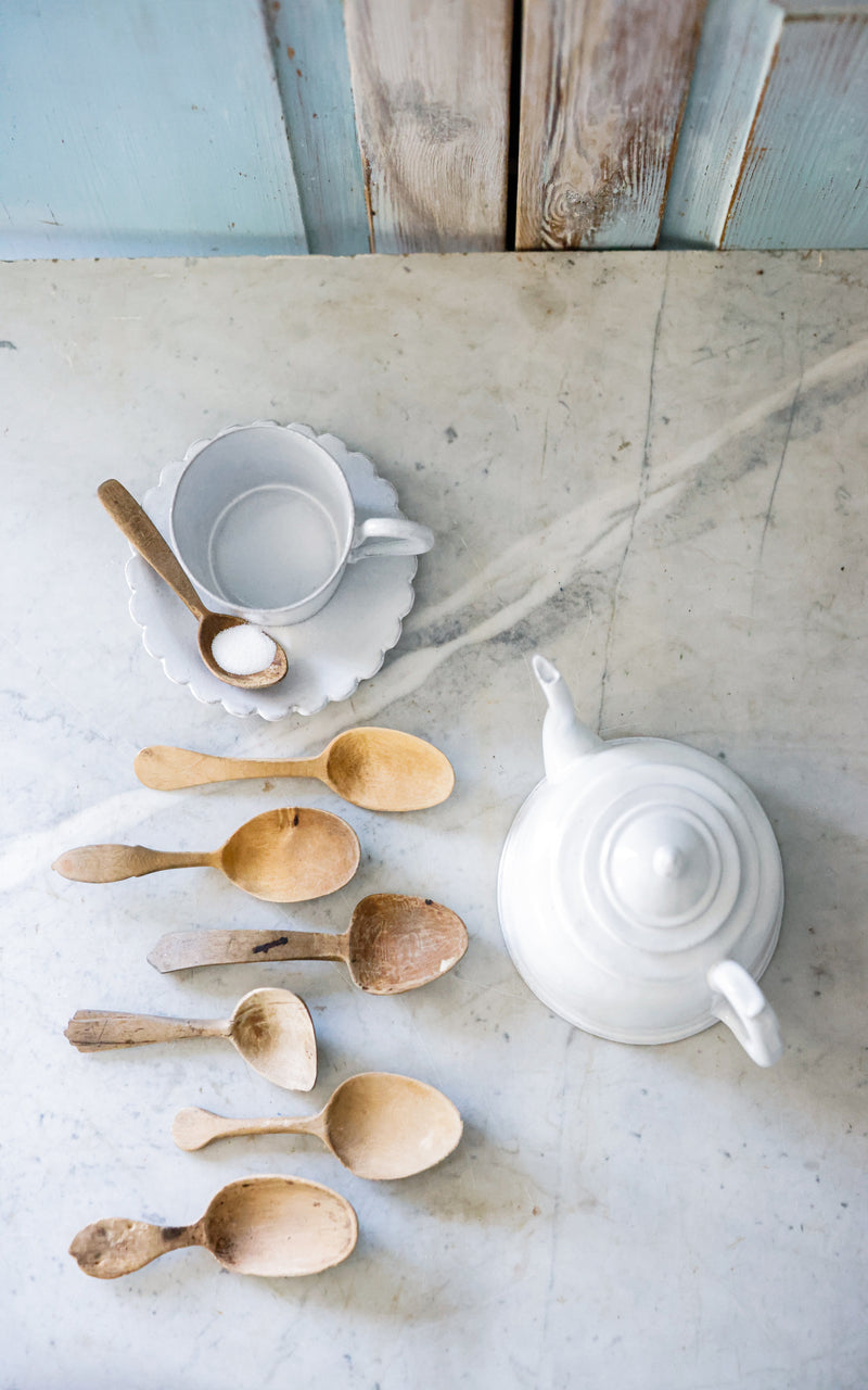 Set of Seven Petite Vintage Swedish Spoons