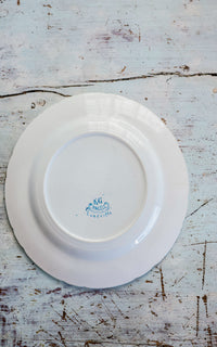 Set of Five Vintage French Stoneware Plates