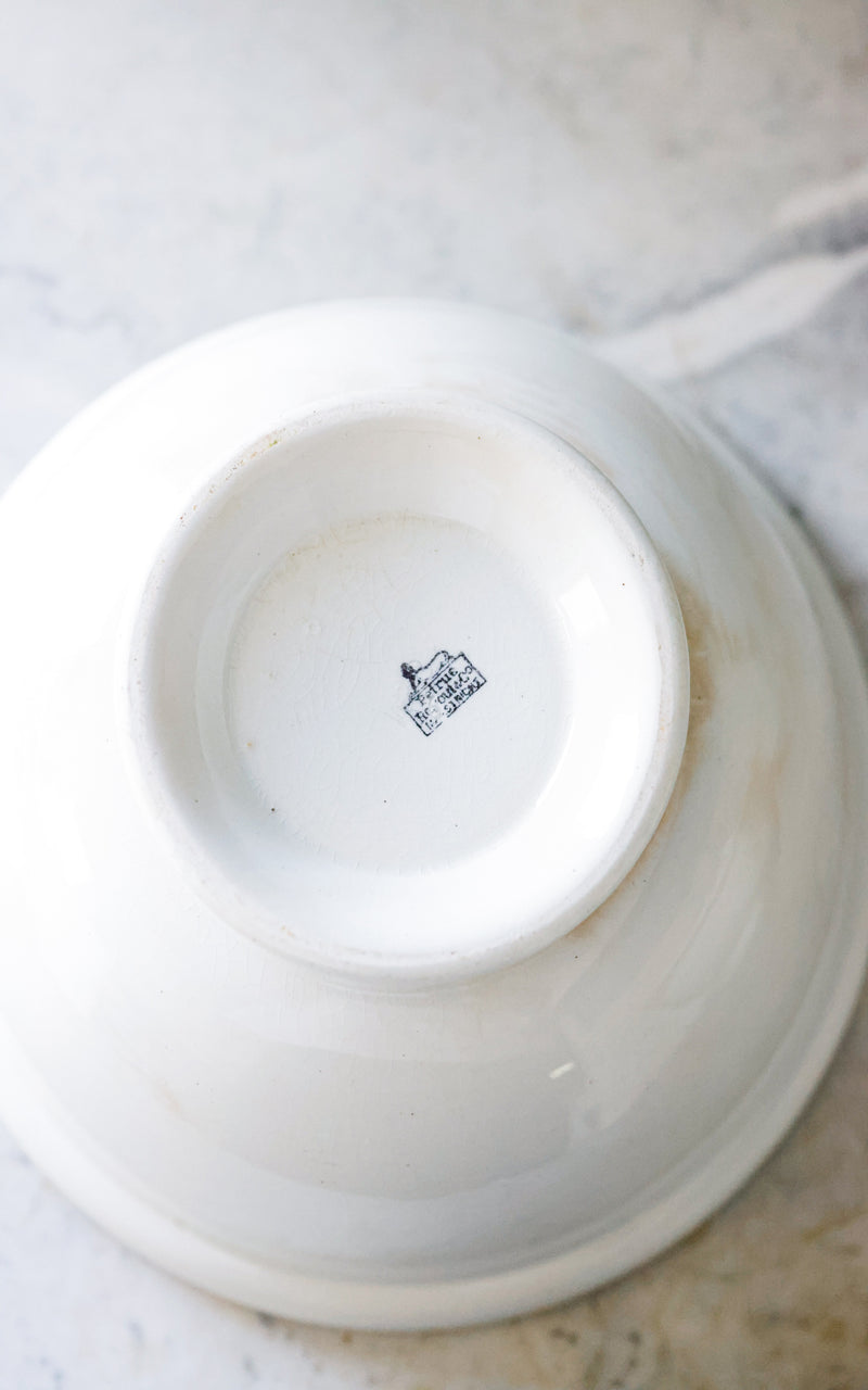 Vintage Dutch Ironstone Bowl