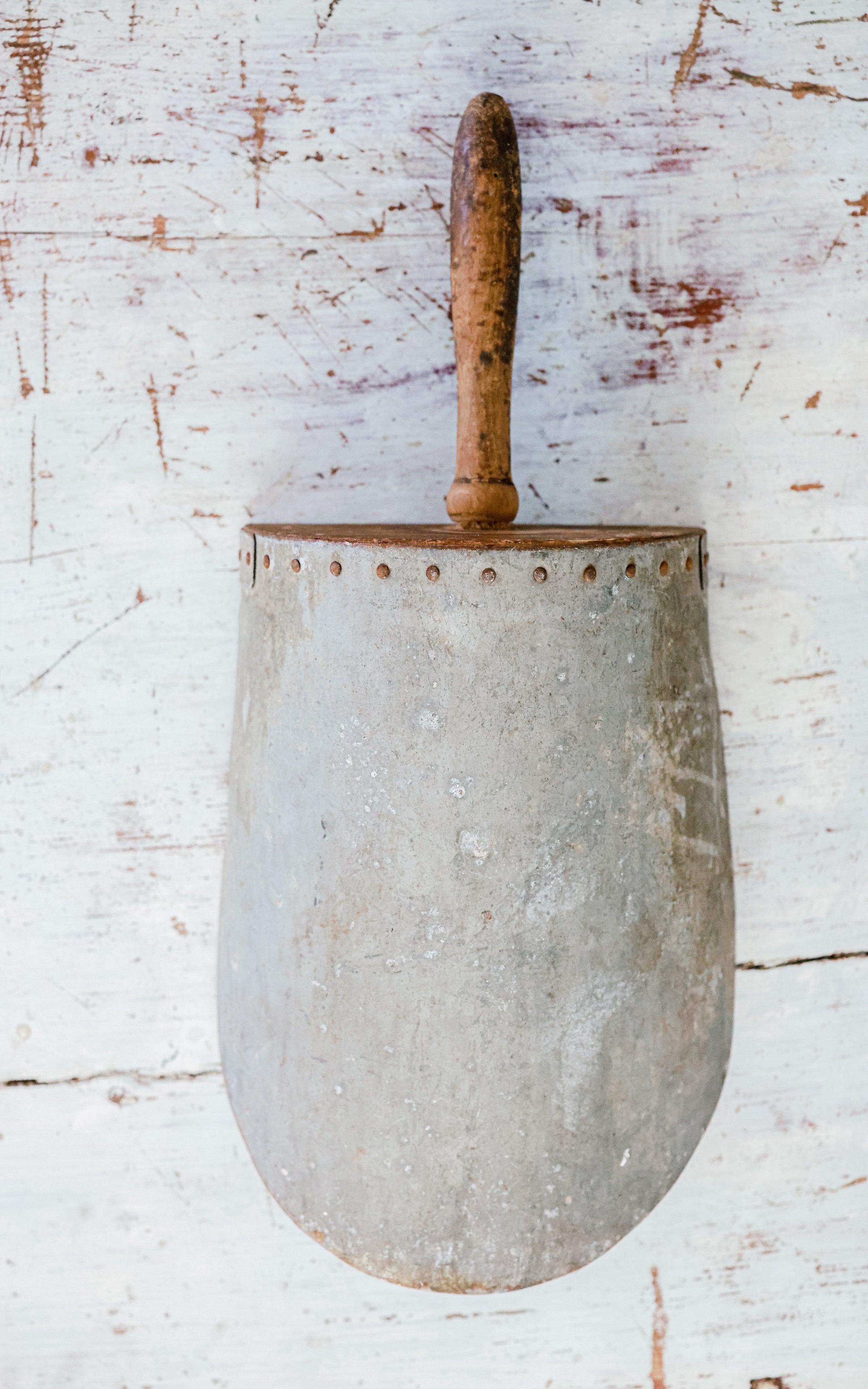 Vintage French Grain Scoop