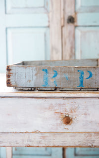 Vintage French Oyster Crate
