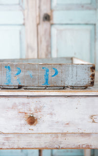 Vintage French Oyster Crate